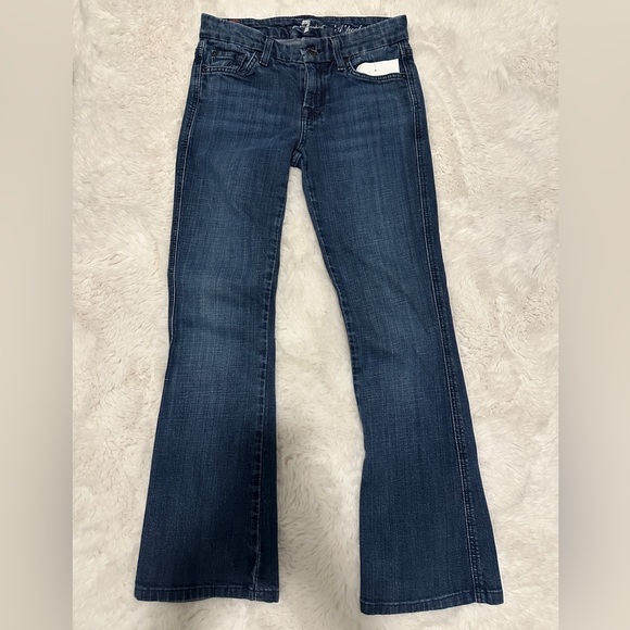 7 For All Mankind “A” Pocket Slim Bootcut - Size 25 Short - Picture 2 of 4